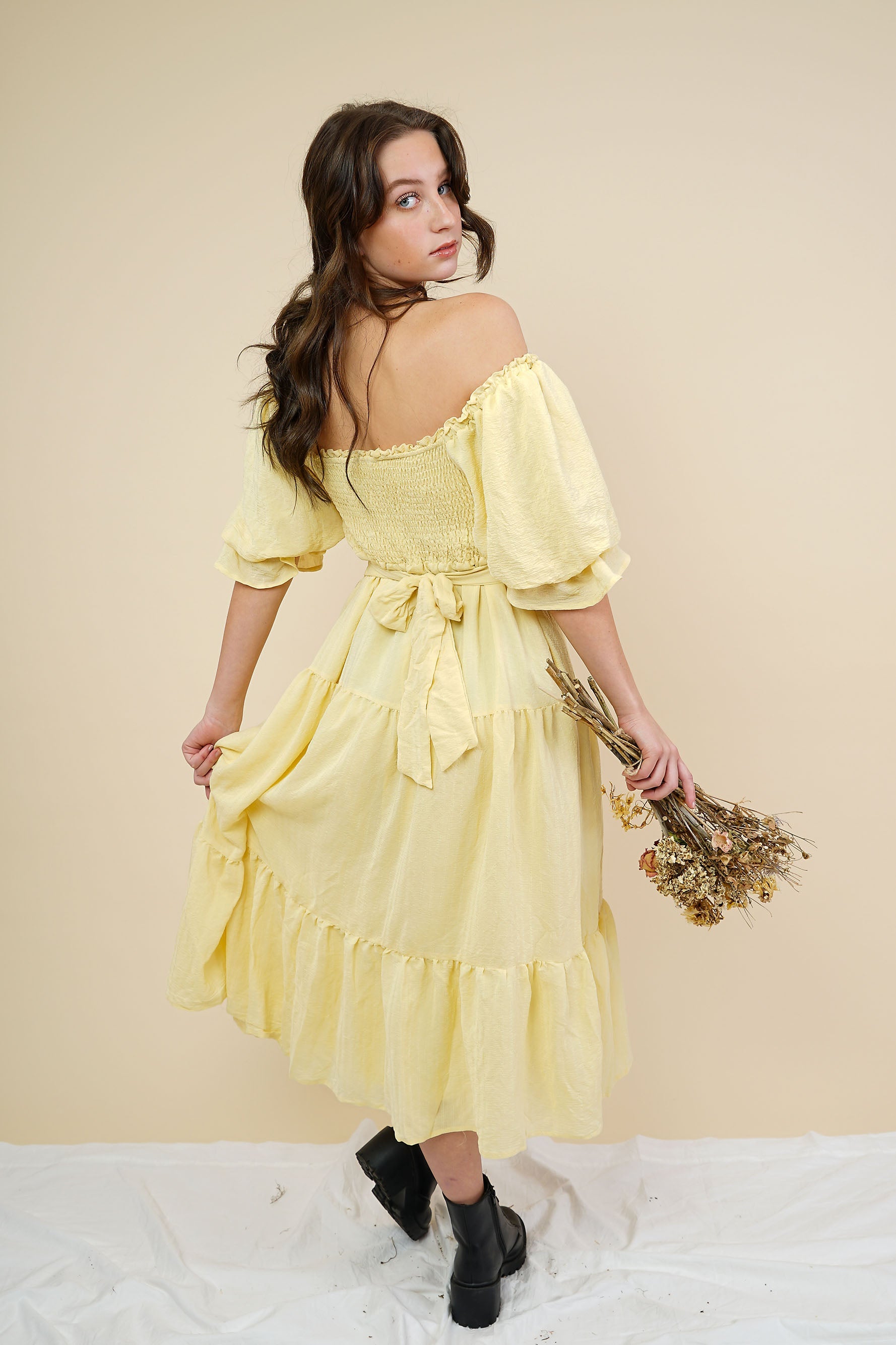 Lemon top drop dresses
